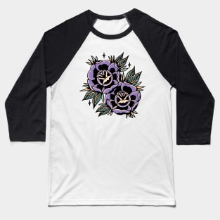 purple rose tattoo Baseball T-Shirt